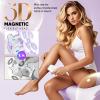 Electric Razors for Women - Upgraded Electric Shaver for Women with Magnetic Heads, Rotary Hair Remover Kit for Legs Bikini Face, Lady Trimmer for Sensitive Skin, Detachable and Waterproof, Purple view 3