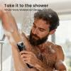 MAXGROOM Manscape 3-In1 Body & Pubic Hair Trimmer for Men, IPX7 Waterproof Ball & Groin Shaver with LED Light, Electric Razor with Travel Pouch & USB Rechargeable, Christmas Gifts for Men view 4