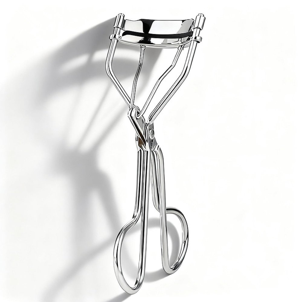 Bestac Professional Eyelash Curler - for All Eye Shapes - Classic Stainless Steel Design with Comfort Grip (Stainless Steel)