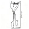 Bestac Professional Eyelash Curler - for All Eye Shapes - Classic Stainless Steel Design with Comfort Grip (Stainless Steel) view 2