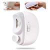 3 in 1 Automatic Electric Nail Clipper, 2025 New Electric Toe Nail Clippers with Polishing for Seniors Adults Baby, Automatic Electric Nail Clippers Nail File with LED Light & Storage Box (White) view 1