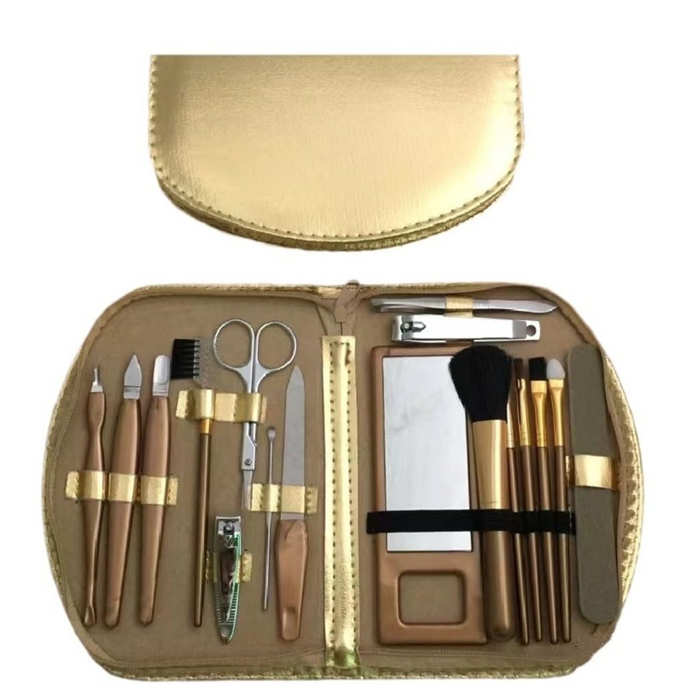 Beauty Tools Set Nail Clippers Manicure Clippers Makeup Brush Nail Art Kit