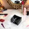 Black Dual Hole Makeup Pencil Sharpener, Portable Cosmetic Tool with Cover for Eyeliner, Eyebrow Pencils view 4
