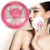 Body Powder Dispenser - Transparent Container Case, Soft Puff Applicator, Lightweight Cosmetic Holder | Post Shower Routine, Bath Care Travel Accessory, Women Makeup Organizer, Kids Daily Care, Toddle view 2
