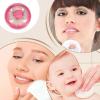 Body Powder Dispenser - Transparent Container Case, Soft Puff Applicator, Lightweight Cosmetic Holder | Post Shower Routine, Bath Care Travel Accessory, Women Makeup Organizer, Kids Daily Care, Toddle view 4