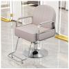 Barber Chair for Hair Stylist, Height Adjustable Hydraulic Hair Salon Chair, 360 Degrees Rotation, Multi-Function Shampoo Chair for Salon,Light Gray,B view 1