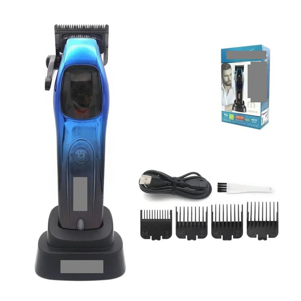 2361 10000RPM Professional Men's Hair Clipper Magnetic Motor DLC Blade with Base Charger Trimmer Cutting Machine(K-M-2361-Box)