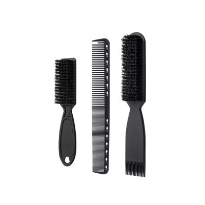 3 Pcs Beard Brush for Men, Double Head Mustache Brush Set, Hair Styling and Grooming Tool Kit