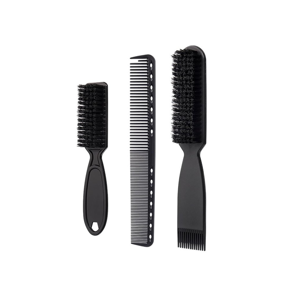 3 Pcs Beard Brush for Men, Double Head Mustache Brush Set, Hair Styling and Grooming Tool Kit