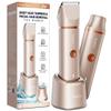 Bikini Trimmer for Women Pubic Hair: 2 in 1 Electric Razors for Women - IPX7 Waterproof Lady Shaver for Travel & Home Use (Gold) view 1