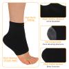 8 Pcs Moisturizing Heel Socks Vented Toeless Spa Sock Gel Heel Sports Heels Socks to Hydrate Dry Cracked Feet Sock Breathable Reusable SPA Foot Protector for Heels Discomfort Dry Feet view 3