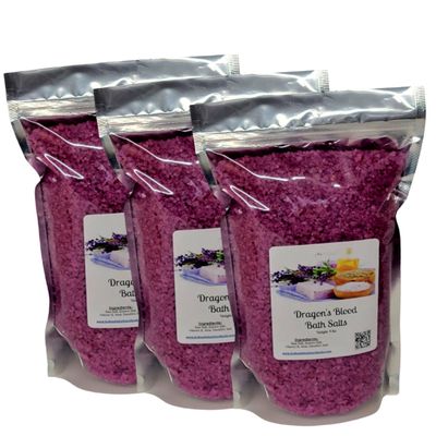 Bath Salts | 12lbs (3) 4lb Bags | Dragon's Blood Scent