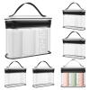 6 Pcs Travel Toiletry Bag for Men and Women with Handle and Zipper Waterproof Makeup Cosmetic Bag Carry on Airline Airport Travel Accessories view 1