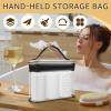 6 Pcs Travel Toiletry Bag for Men and Women with Handle and Zipper Waterproof Makeup Cosmetic Bag Carry on Airline Airport Travel Accessories view 3