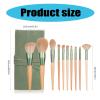 10/14x/Set Makeup Brushes Cosmetic Brush Eyeshadow Concealer Travel With Storage Bag For Daily view 3