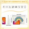 Mxrymvu Teachers Gifts for Women Makeup Bag Teacher Appreciation Gifts for Female Cosmetic Bag Teacher Graduation Gift for Teacher's Day Birthday Christmas Thanksgiving Retirement view 3