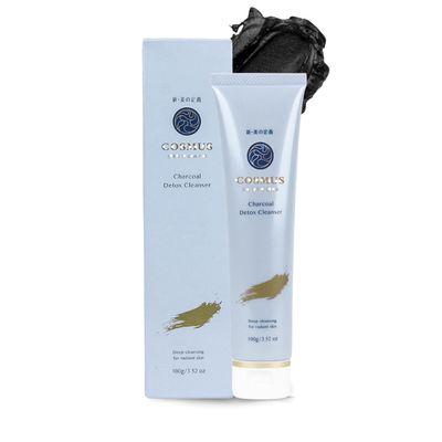 Charcoal Detox Cleanser | Brightening, Anti-Acne, Oil Control | Japanese Formulation for Poreless Glow | For All Types | Natural Extracts, Paraben-Free | 100g