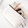 10Pcs Blank Cotton Canvas bag Sublimation Ready Canvas Makeup Bags Bulk DIY Blank Zipper Pouch for Cosmetic, Coin Purse, Pencil Case & Travel Organizer (30, Beige) view 3