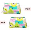 JIKOLPMUNY Personalized Lables Leather Portable Cosmetic Bag Spacious Pvc Leather Travel Organizer With Full Print Design For Makeup, Toiletries Daily Essentials view 3