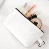 10Pcs Blank Cotton Canvas bag Sublimation Ready Canvas Makeup Bags Bulk DIY Blank Zipper Pouch for Cosmetic, Coin Purse, Pencil Case & Travel Organizer (30, White) view 2