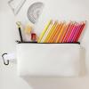 10Pcs Blank Cotton Canvas bag Sublimation Ready Canvas Makeup Bags Bulk DIY Blank Zipper Pouch for Cosmetic, Coin Purse, Pencil Case & Travel Organizer (30, White) view 4