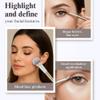 15 Pcs Makeup Brushes Set Vegan Foundation Concealers Blush Eyeshadow Eyeliner Powder Highlighter Blending Face Brush Set view 4