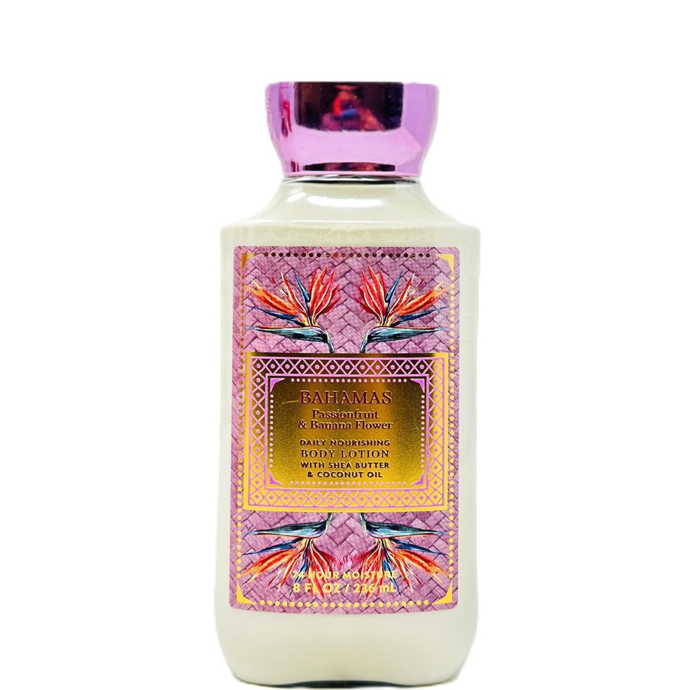 Bath and Body Daily Nourishing Body Lotion with Shea Butter (8 FL OZ, Passionfruit & Bananaflower)