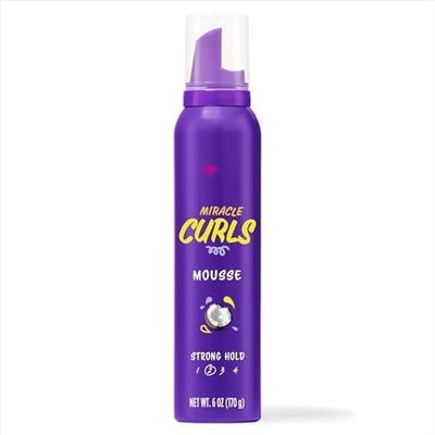 Au~ssie Miracle Curls Styling Mousse with Coconut & Jojoba Oil, for Curly Hair 6.0 fl oz (Pack of 1)