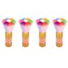 4pcs Manicure Duster Tool, Nail Art Powder Brushes, Rhinestone Colourful Soft Thickened Ergonomic Nail Dust Remover Brush with Storage Box for Makeup, Nail Powder view 3