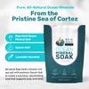 Baja Gold Ocean Mineral Soak  Natural Magnesium Bath Soak & Trace Elements | Relaxing, Clean Ingredient Soak for Bath, Muscles, Relaxation & Skin Care | Pure, Vegan, 2 Lb Resealable Bag, Lavender view 3