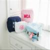 Sprinkled With Pink Personalized Nylon Pouch - Large Embroidered Essentials Bag for Women, Makeup, Toiletries, or Travel Organizer, Custom Monogram Gift, Carryall, Mom Bag, Tech Pouch (Lilac, XL) view 3