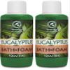 Bath Foam with Eucalyptus Essential Oil - 34 Fl Oz (1000ml) - Body Care - Good Sleep - Beauty - Bathing - Body Care - Wellness - Relax - Aromatherapy - Spa - Bubble Baths (Pack of 2) view 1