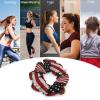Aiyoolee Satin Hair Scrunchies, Elastic Hair Bands & Ponytail Holder Compatible with Fireman Firefighters Lives Matter American Thin Red Line Flag for Women view 3