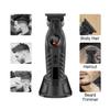 Electric Hair Trimmer Zero Gapped Edgers Clipper Cordless Rechargeable Finish Cutting Machine Men Beard 1-1743(Black) view 2