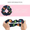 Aiyoolee Satin Hair Scrunchies Compatible with Cute Cartoon Dragon Galaxy Stars Planets Space Dinosaur Elastic Hair Bands & Ponytail Holder for Women view 2