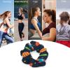 Aiyoolee Satin Hair Scrunchies Compatible with Cute Cartoon Dragon Galaxy Stars Planets Space Dinosaur Elastic Hair Bands & Ponytail Holder for Women view 3