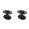 Cwmiibili 2X Hair Brush Holder Round Hair Brush Comb Holder Display Rack Hair Styling Brush Stand Hairdressing Tool Shelf view 1