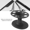 Cwmiibili 2X Hair Brush Holder Round Hair Brush Comb Holder Display Rack Hair Styling Brush Stand Hairdressing Tool Shelf view 4