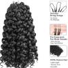 GoGo Curl Crochet Human Hair Knotless Pre-Separated Crochet Hair Extensions Human Hair Natural Black Feather Human Hair Extension 16inch (60g refill pack) view 2