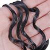 GoGo Curl Crochet Human Hair Knotless Pre-Separated Crochet Hair Extensions Human Hair Natural Black Feather Human Hair Extension 16inch (60g refill pack) view 4