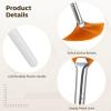 60 Pcs Fan Brushes for Facial Masks, 5.9 X 1.6 in Applicators for Makeup, Face Care, and Skincare at Home and Salons view 4