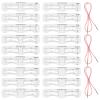 3Set Eyebrow Shaping Stencil, S/M/L Reusable Eyebrow Stencil Shaper Kit with Strap, Plastic Brow Stencil-brow Shaping Template Set for Beginner, Travel, Makeup Salons (Eyebrow Distance 2.0-3.5cm)  view 1