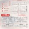 3Set Eyebrow Shaping Stencil, S/M/L Reusable Eyebrow Stencil Shaper Kit with Strap, Plastic Brow Stencil-brow Shaping Template Set for Beginner, Travel, Makeup Salons (Eyebrow Distance 2.0-3.5cm)  view 2