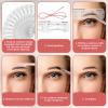 3Set Eyebrow Shaping Stencil, S/M/L Reusable Eyebrow Stencil Shaper Kit with Strap, Plastic Brow Stencil-brow Shaping Template Set for Beginner, Travel, Makeup Salons (Eyebrow Distance 2.0-3.5cm)  view 4