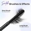 SACE LADY Waterproof Mascara, All-in-Lash Mascara Volume and Length Eyelashes, Smudge-proof and Sweat-proof, Long Lasting Curl, Natrual Black Eye Makeup Christmas Gift for Women view 3