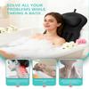 Full Body Bath Pillow for Bathtub, 5D Thick Tub Pillow for Bathtub with 192 Non-Slip Suction Cups, Laundry Bag & Hook, Bathtub Pillow for Head, Neck & Back Support (Black, 51"*15") view 3