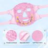 CONBELLA Cold Face Eye Masks Ice Face Mask Hot Cold Compress for Dark Circles, Puffiness, Migraines, Headache, Stress, Redness, Cooling Face Masks for Women Man, Skin Care view 3