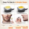 Vuteehy Nose Wax Kit Men, Nose Ear Hair Removal Kit for Men Women, 40 Sticks, 100g Wax, USB Fast Heat, Smart Constant Temp, Painless Hair Removal Waxing Kit for Nose Ears Eyebrow Lip Facial, Yellow view 3