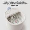 11.5-inch Foot Spa with Four Detachable Electric Massage Turntables, Featuring Circular Water Column Surfing Technology, Built-in Timer, and Intelligent Water Temperature Control view 3