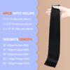 Full Shine Seamless Hair Extensions Clip in Jet Black Invisible Hair Extensions Invisible PU Weft Hair Extension Fill Ins for Short Thin Hair Add Volume 4pcs 16Inch 85g view 4